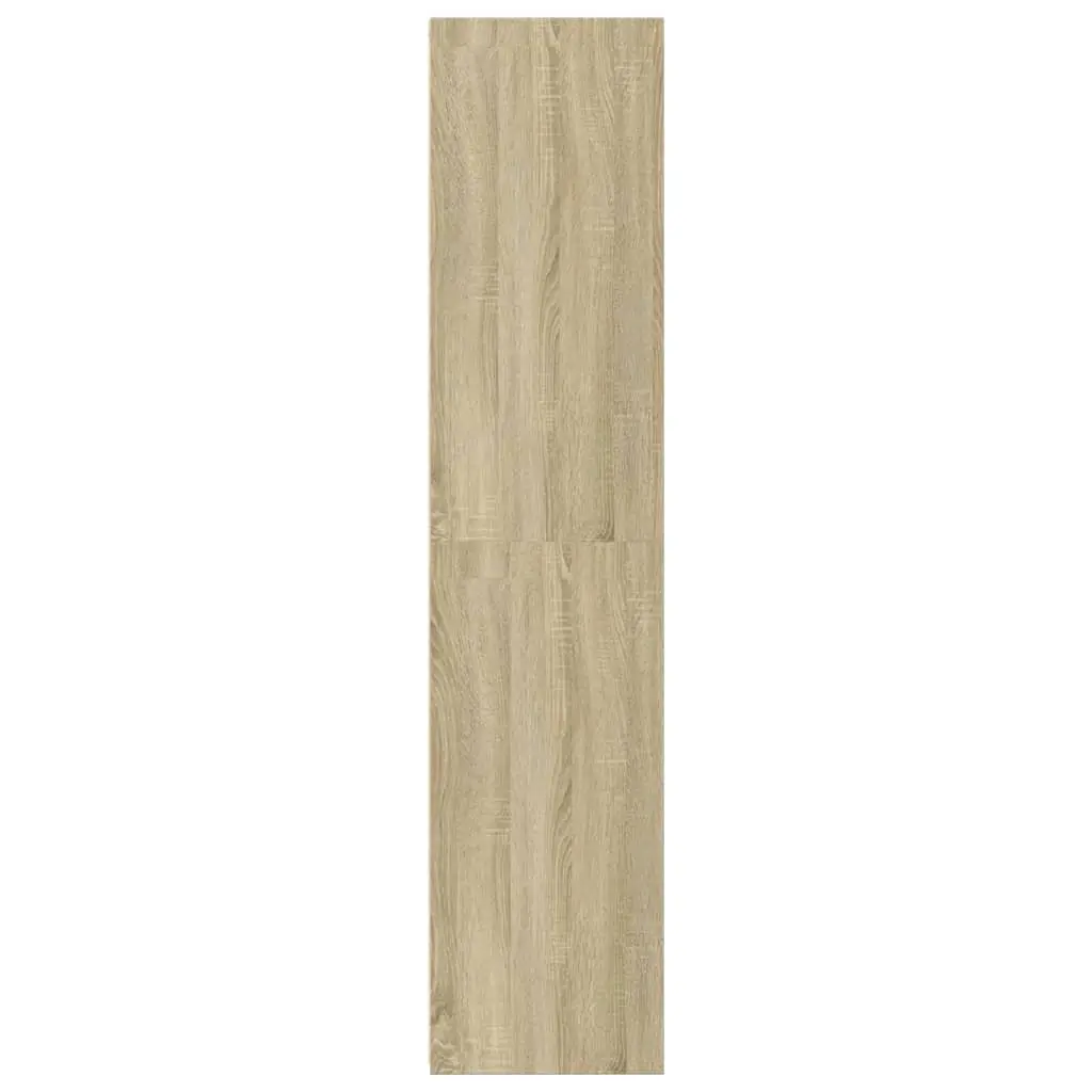 Highboard Storage Cabinet 50x41x185 cm Brown Engineered Wood Sideboard Buffet