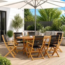Compact 7-Piece Outdoor Dining Set for Your Garden