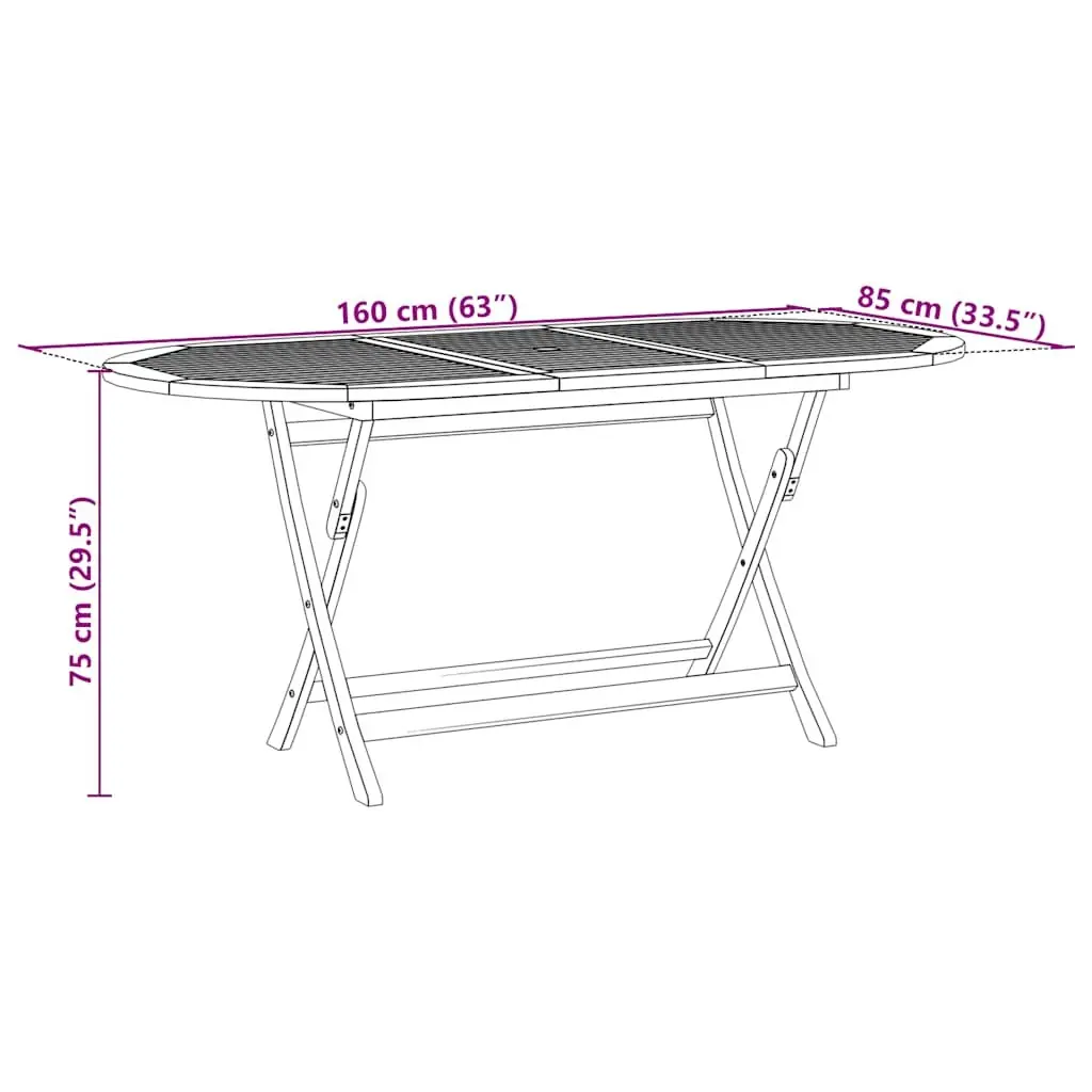 7 Piece Garden Dining Set White Fabric Solid Wood Outdoor Patio Furniture