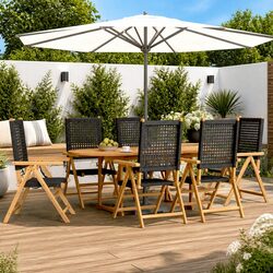Compact and Convenient 7-Piece Outdoor Dining Set