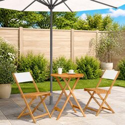 3 Piece Bistro Set for Comfortable Outdoor Dining