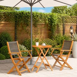 Compact Grey Bistro Set: Your New Outdoor Companion