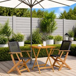 Compact and Functional Outdoor Bistro Set