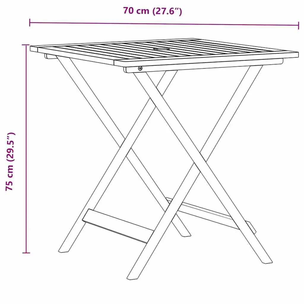 3 Piece Bistro Set Grey Outdoor Garden Furniture Rattan Wood Patio Dining Table
