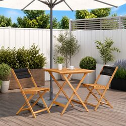 3-Piece Bistro Set for Outdoor Use