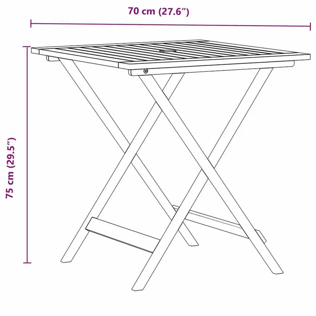 Grey Bistro Set for Outdoor Dining