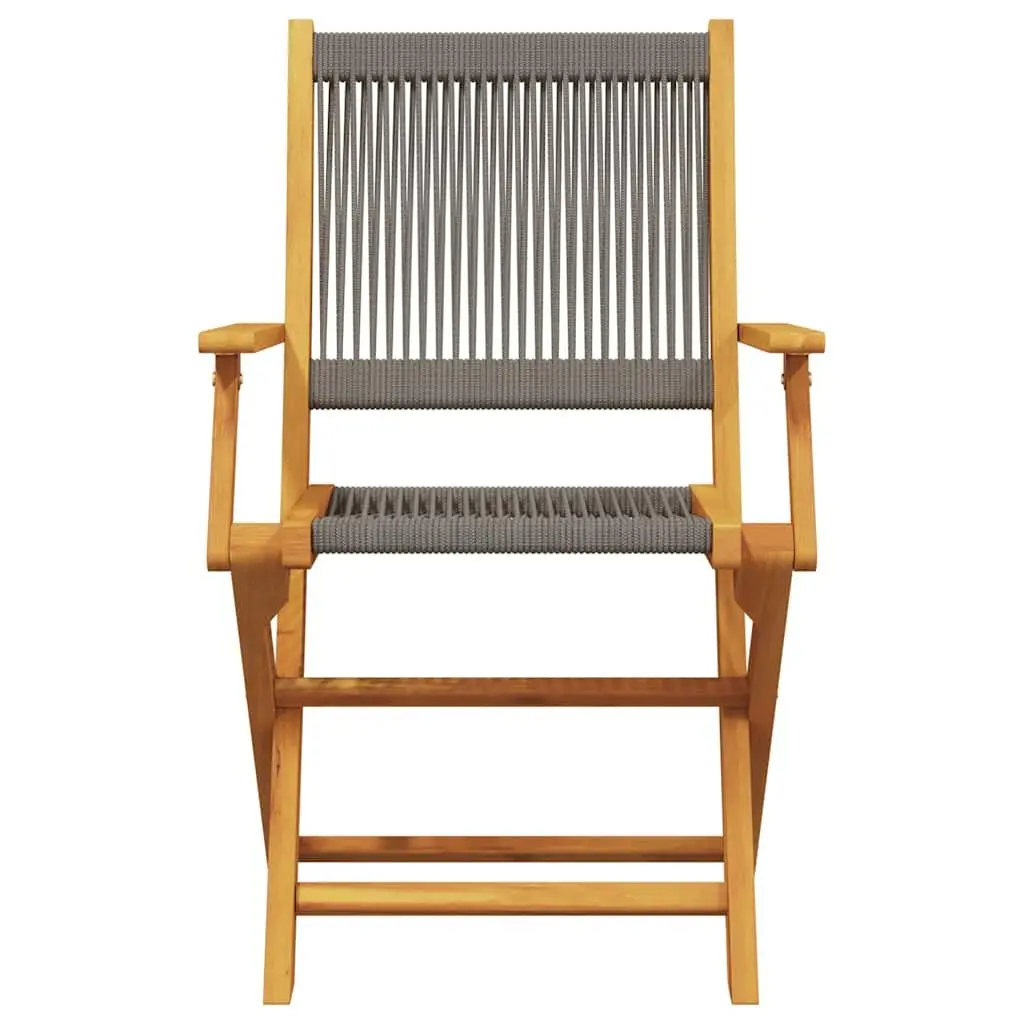 Grey Bistro Set for Outdoor Dining