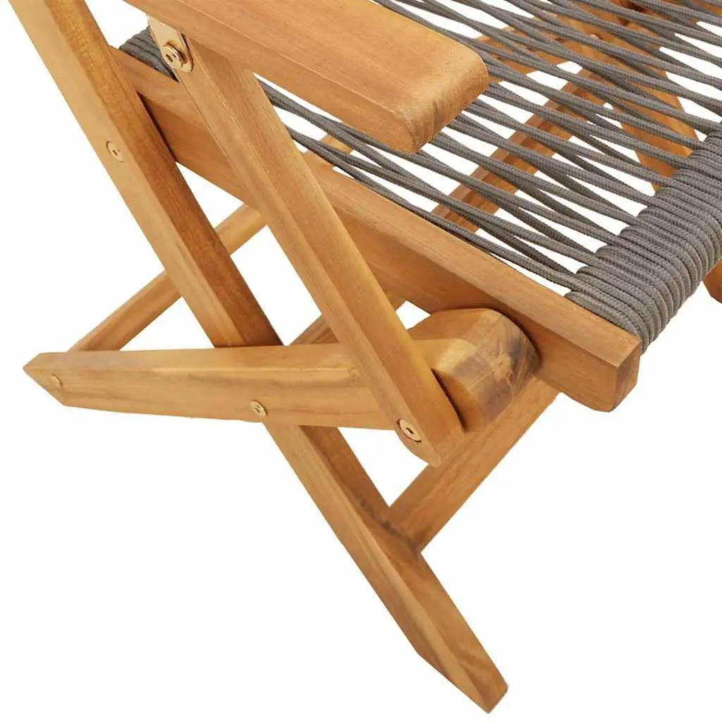 Grey Bistro Set for Outdoor Dining