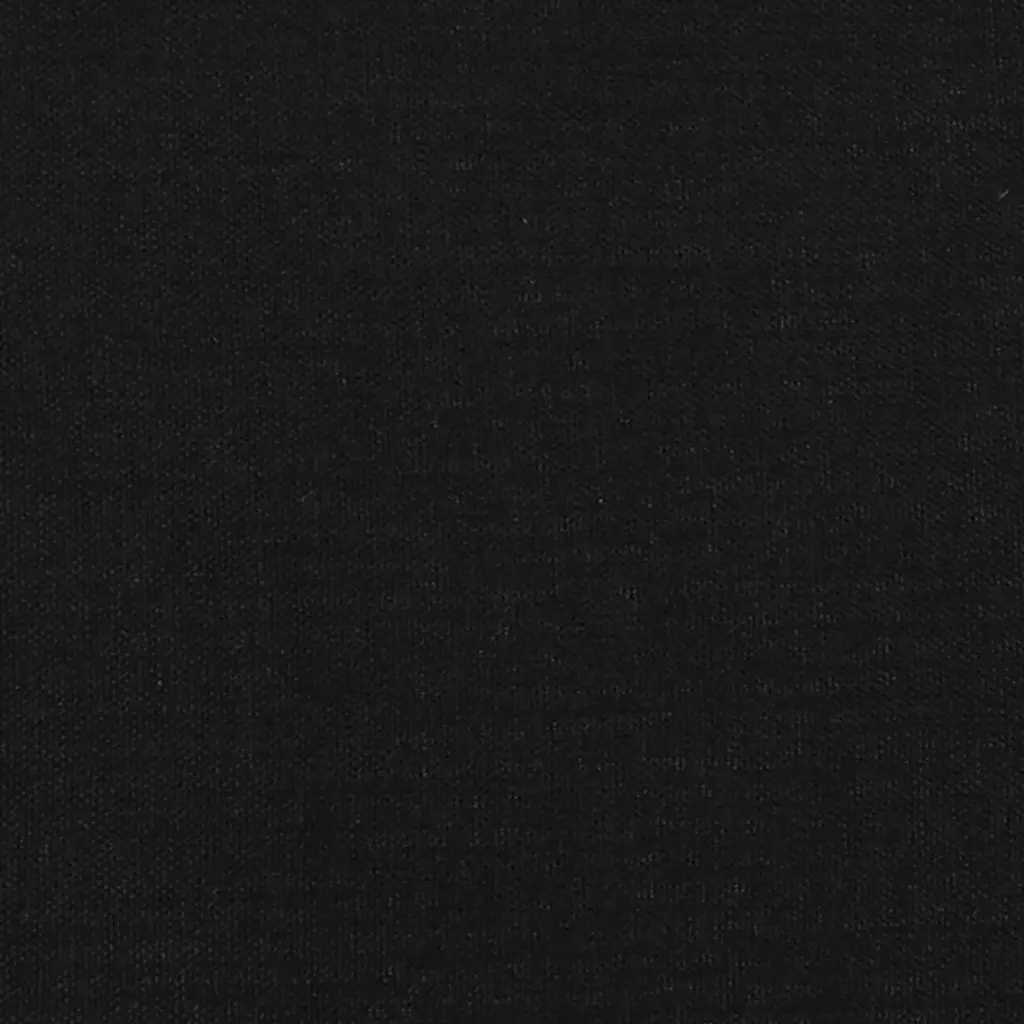 Black Fabric King Single Bed Frame 107x203cm Adjustable Height Headboard Support