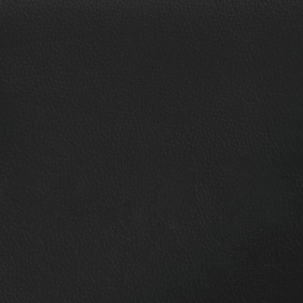 Queen Bed Frame Black 152x203 cm Faux Leather Upholstered Adjustable Headboard