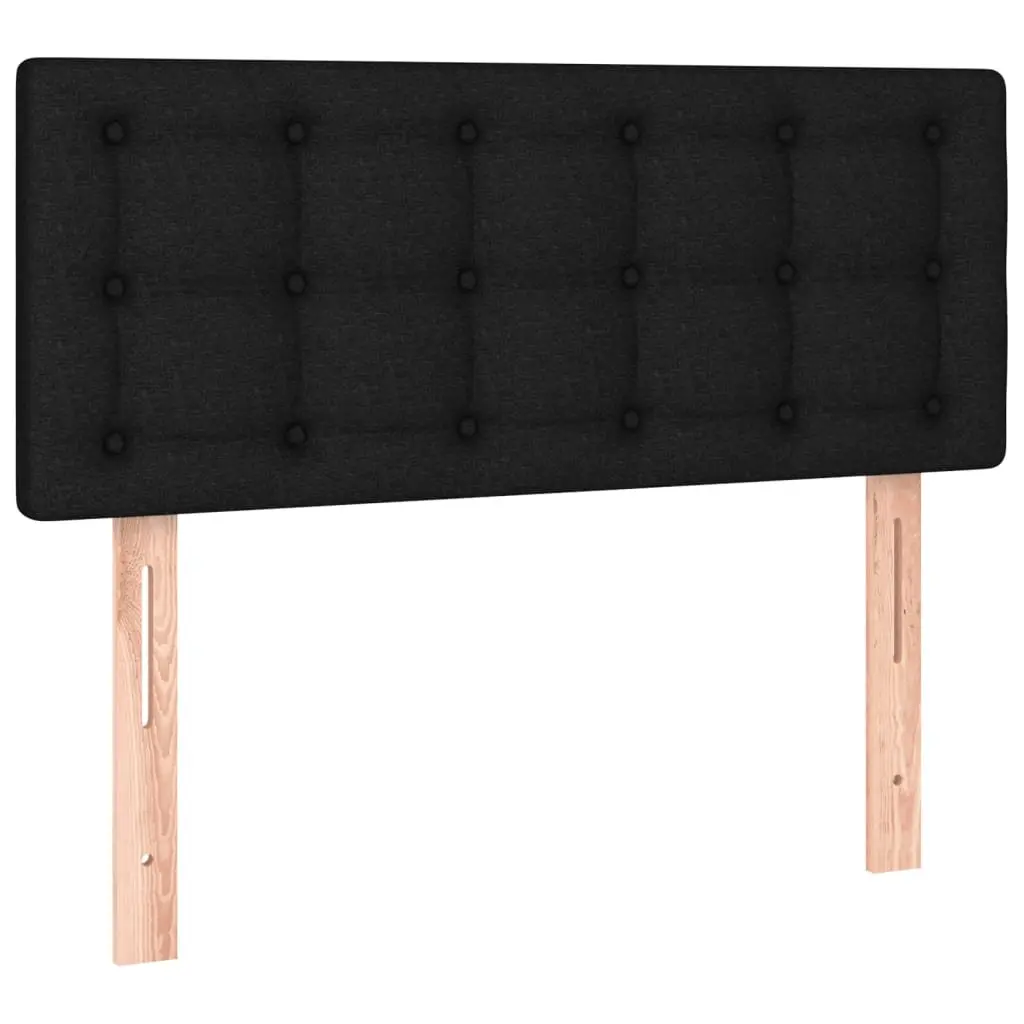 Box Spring Bed Black King Single Pocket Spring Mattress with Adjustable Headboard