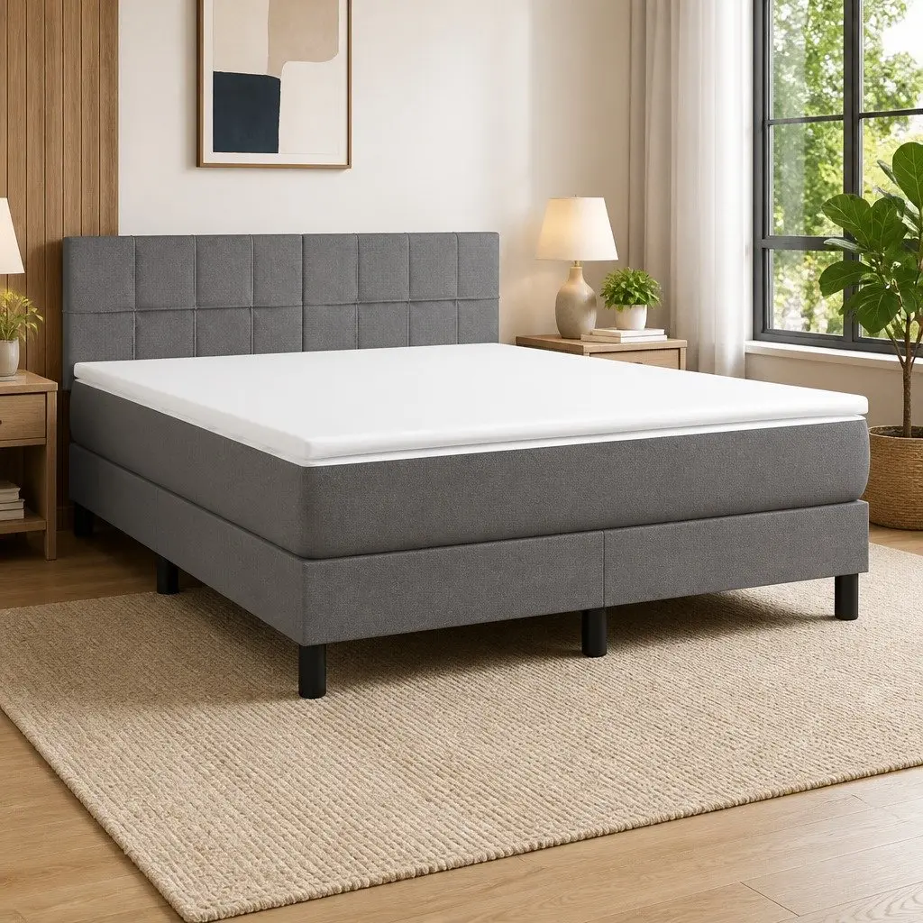 Queen Size Box Spring Bed Setup
