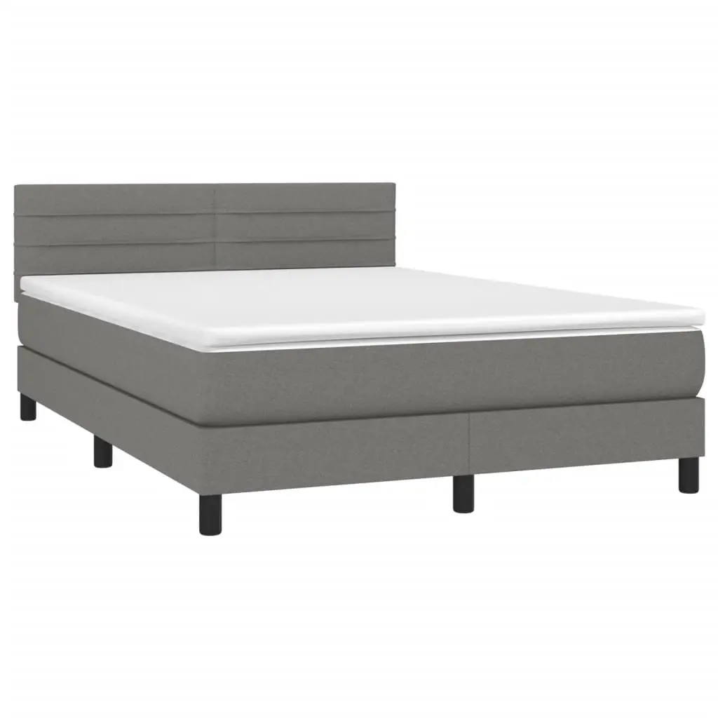 Queen Size Bed with LED Headboard