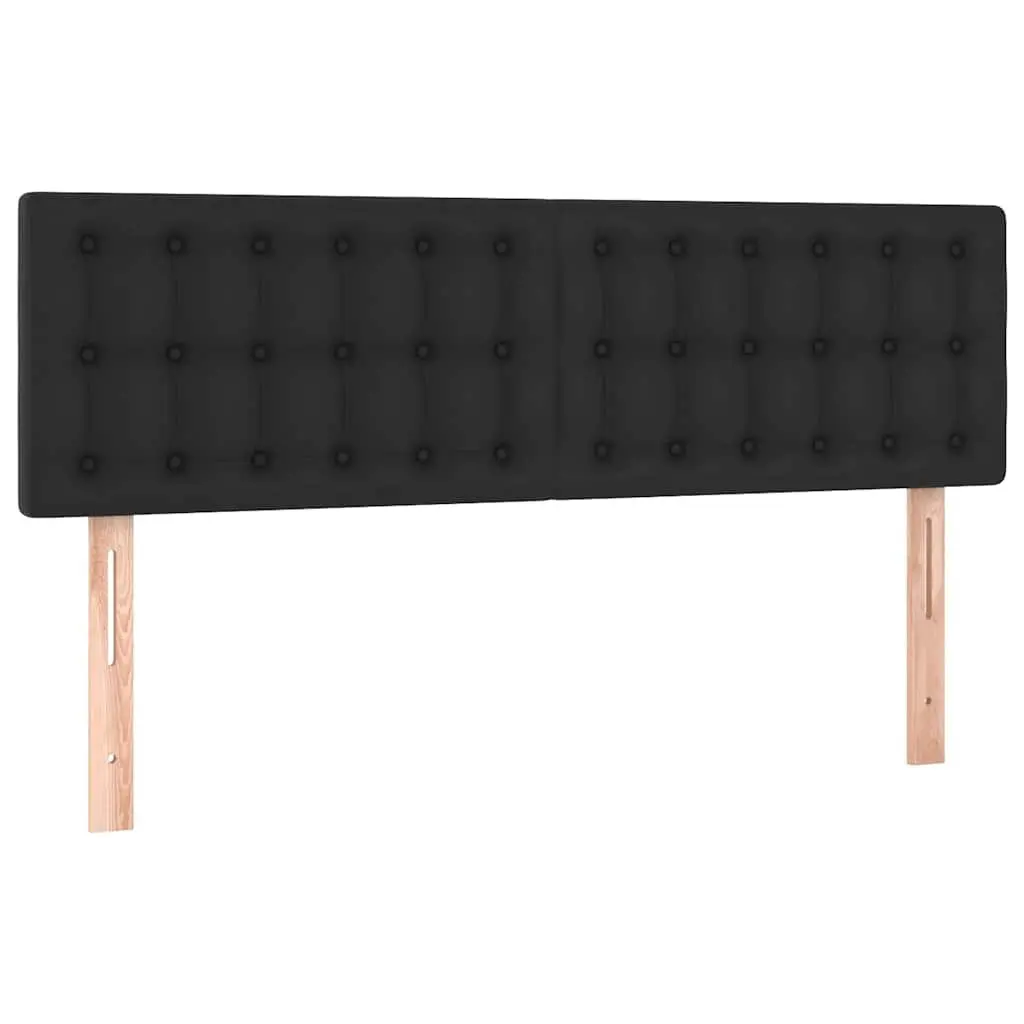 Queen Size Box Spring Bed with Pocket Spring Mattress Adjustable Headboard LED