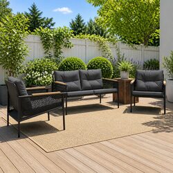 Compact 3 Piece Balcony Furniture Set for Your Outdoor Space