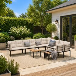7-Piece Garden Sofa Set for Enjoyable Outdoor Seating