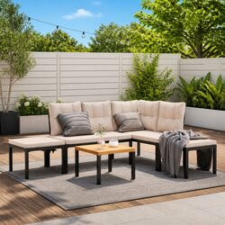 5-Piece Outdoor Lounge Sofa Set - Stylish and Durable