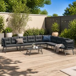 Compact and Durable 5-Piece Garden Bench Set