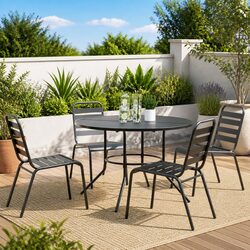 Compact 5-Piece Garden Chair Set: Durability Meets Style