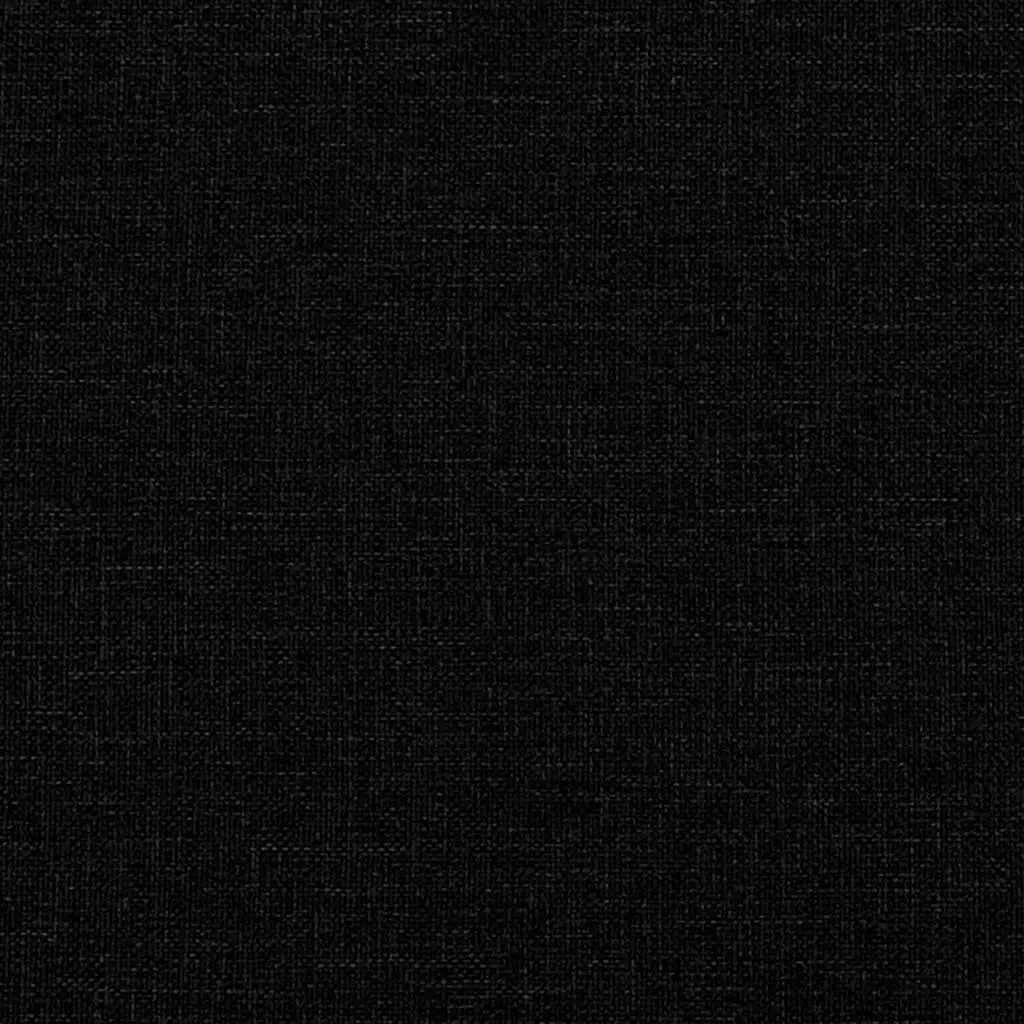 Bed Frame Black 90x190 cm Upholstered Polyester Slatted Base