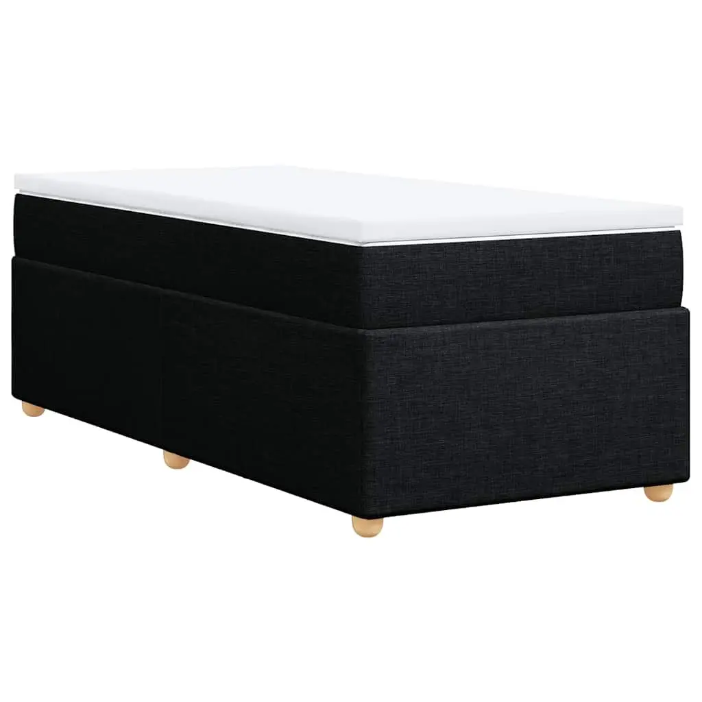 Box Spring Bed Black King Single Pocket Spring Mattress Topper