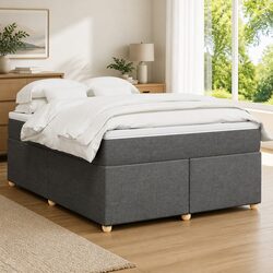 Compact Queen Bed with Pocket Spring Mattress for Sleep
