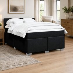 Double Box Spring Bed with Pocket Spring Mattress