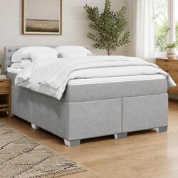 Compact Queen Box Spring Bed with Comfort Features