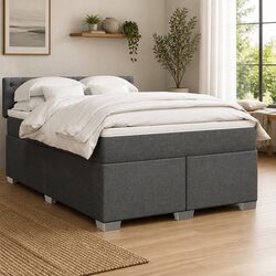 Compact Queen Box Spring Bed with Quality Mattress