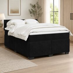 Concise Double Box Spring Bed with Pocket Mattress