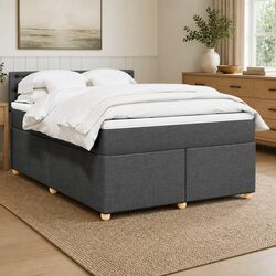 Concise and Confident Queen Box Spring Bed Solution