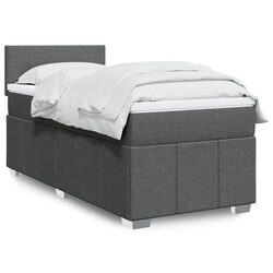 Box Spring Bed with Pocket Mattress - King Single Size