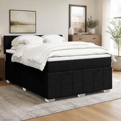 Double Box Spring Bed with Durable Pocket Mattress