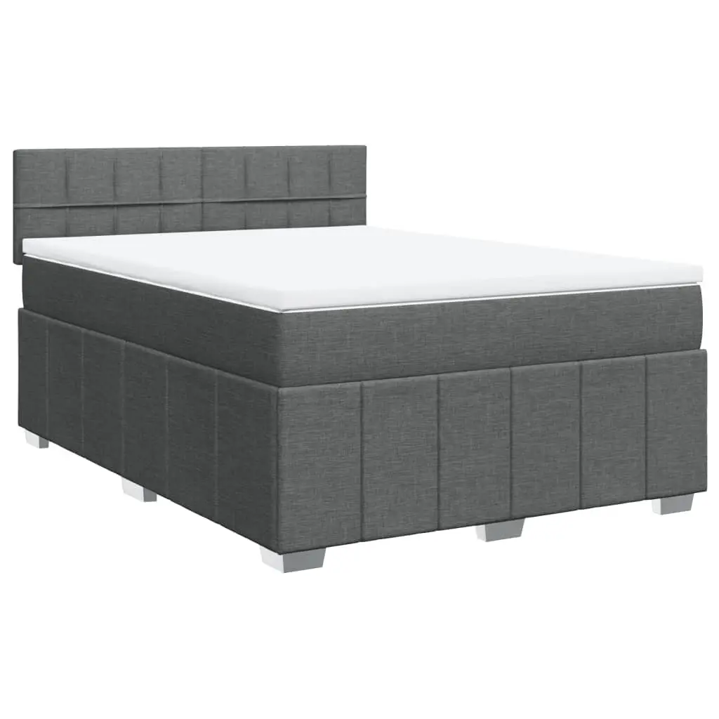 Double Box Spring Bed with Integrated Pocket Mattress