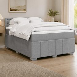 Concise Double Box Spring Bed with Pocket Mattress