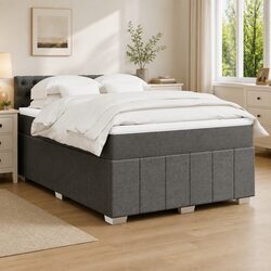 Compact and Comfortable Queen Box Spring Bed