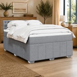 Confidently Comfortable Queen Box Spring Bed Setup