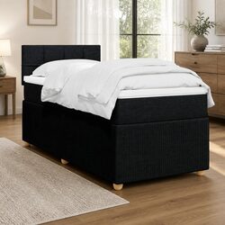 Concise King Single Box Spring Bed with Quality Mattress