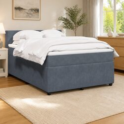 Double Box Spring Bed with Pocket Spring Mattress