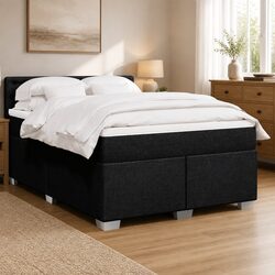 Double Box Spring Bed with LED Ambient Lighting