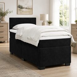 King Single Box Spring Bed with Pocket Springs and Lights