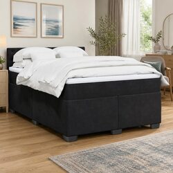 Compact Queen Box Spring Bed with Style and Comfort