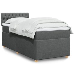King Single Box Spring Bed with Pocket Spring and LED Lights