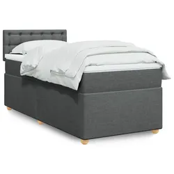 Concise King Single Box Spring Bed with Pocket Mattress