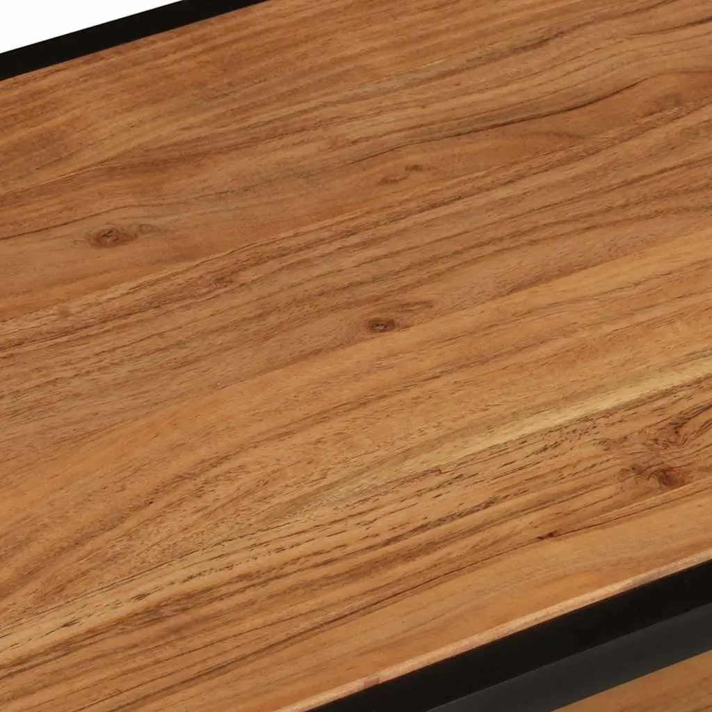 Solid Acacia Wood Coffee Table 90x45x35cm Brown Vintage Living Room Furniture