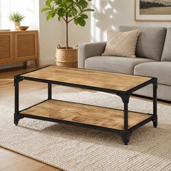 Solid Mango Wood Coffee Table: A Reliable Choice 90x45x35cm