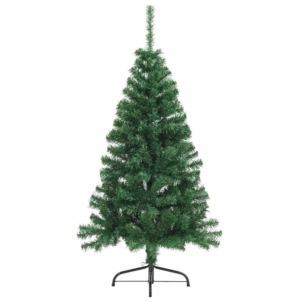 Artificial Half Christmas Tree Green 120cm Wall-Mount Seasonal Holiday