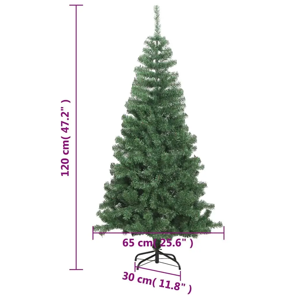 Artificial Christmas Tree Green 120cm 230 Branches Plug-in Assembly
