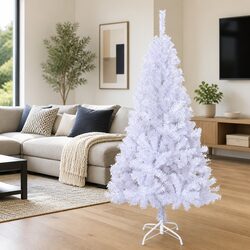 Compact and Stylish 120cm White Christmas Tree
