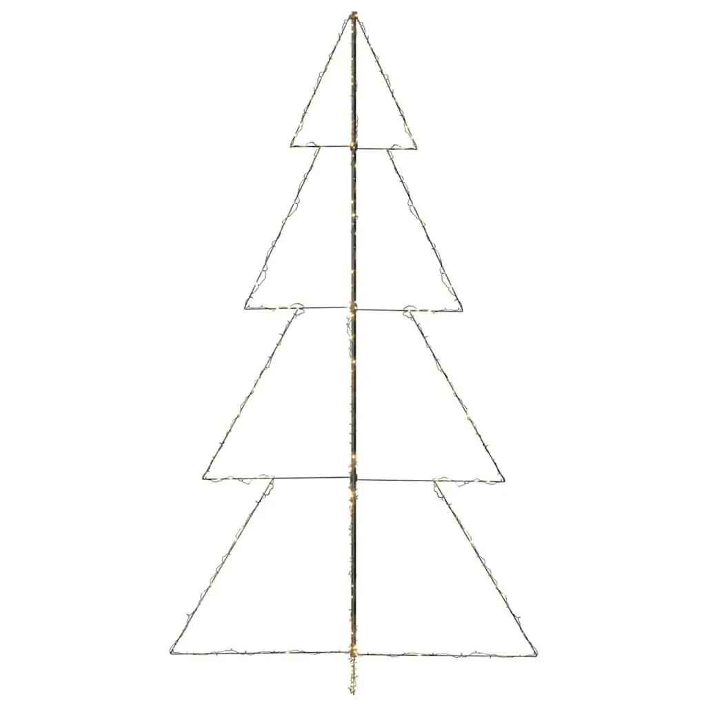 Christmas Cone Tree White 250cm 360 LED Lights Indoor Outdoor Decoration
